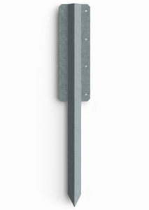 Fencemate® Double Sleeper Pin Straight Bracket | 750X2MM GALV